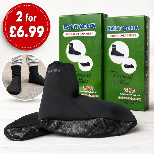 Thermal wudu socks leather - wudu,