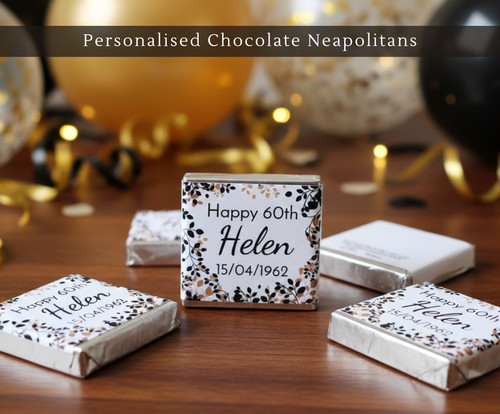 Personalised chocolate black - personalised,