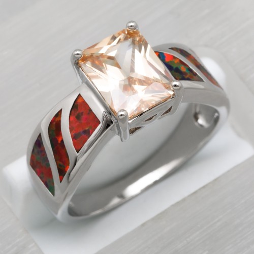 7x9 simulated citrine mexican - simulated,