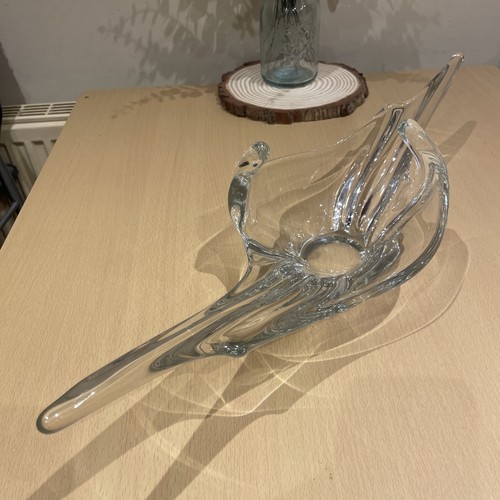 Vintage large stretched - large, stretched-glass