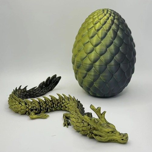 Printed dragon egg - printed, in