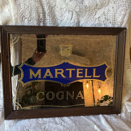 Vintage martell cognac - martell, mirror
