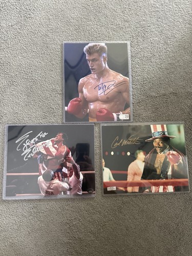 Rocky signed sylvester - rocky,