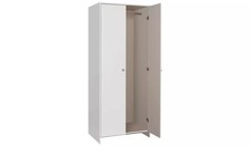 2 Door White Wardrobe 176cm x 70cm x 50cm Argos Home Seville New Boxed *Damage 3