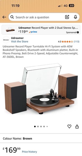 Udreamer record player - udreamer,