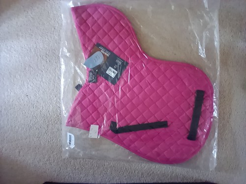 Shires quilted numnah pink - shires, -pink