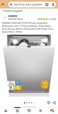 Comfee kwh bd1215p fully - kwh-bd1215p-w,