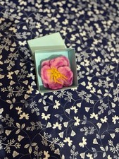 Pink Floral Felted Brooch