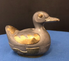 Small Vintage Pewter & Brass
