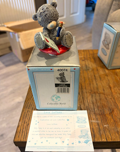 Signed you tatty teddy - me,