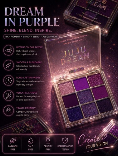 Shadow purple colour palette - shadow,