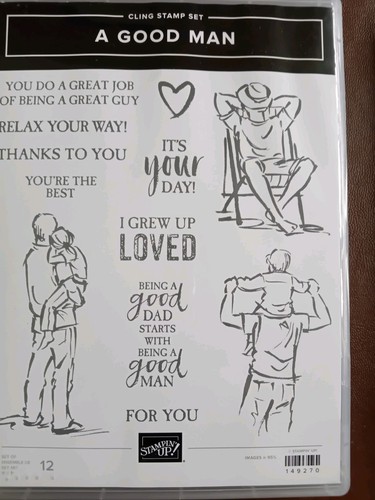 Good man stampin stamp - man, up