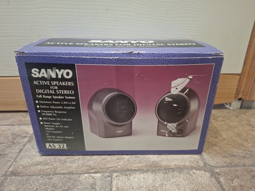 Sanyo retro speakers battery - sanyo,
