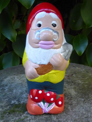 Handcrafted garden gnome hand - handcrafted,