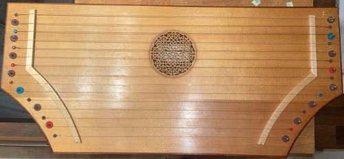Hand crafted psaltery alan - hand,