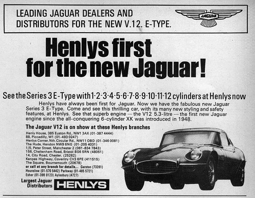 1971 jaguar xke v - jaguar, v-12
