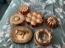 COLLECTION OF OLD JELLY MOULDS