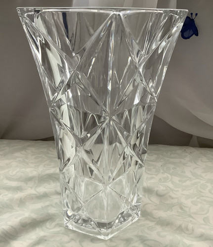 Vintage hexagonal cut crystal - hexagonal,