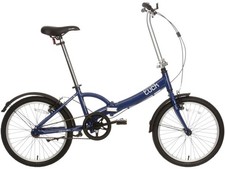 Apollo Unisex Tuck Single Speed 20" Wheel Alloy Folding Bike Blue (Paint Chip) A