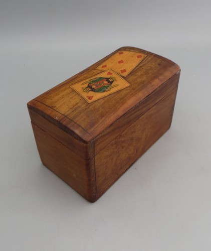 Antique mauchline ware card - antique,