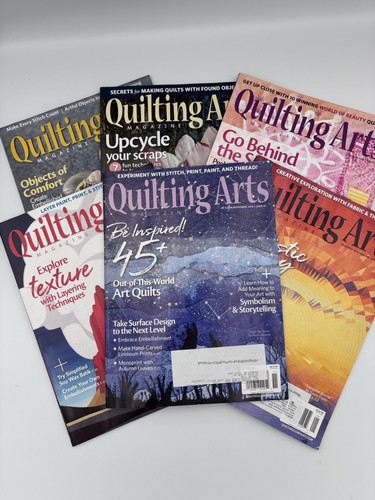 Quilting arts magazine lot - quilting,