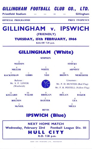 Gillingham ipswich town - gillingham, v