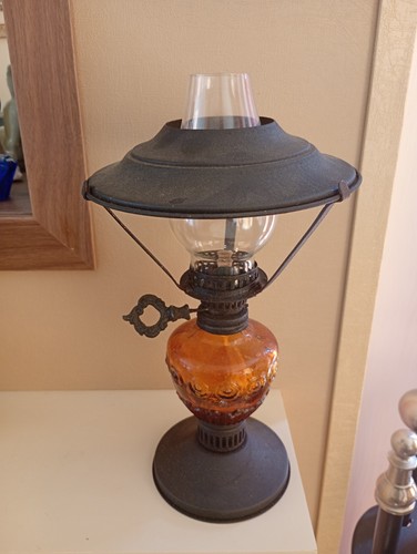 Vtg amber pressed - amber,