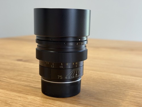 Leitz summilux 75mm - leitz, f/1.4