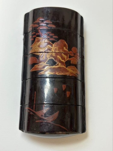 Antique japanese inro case - inro, 5-case