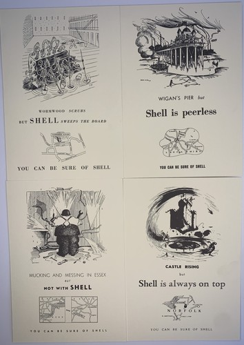 Reproduction shell advertising - reproduction,