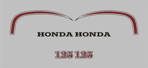 Honda sl125 decal kit 1975 - sl125,
