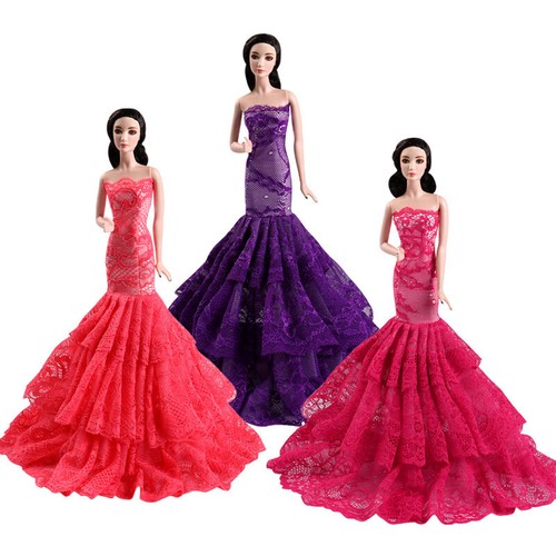 Lace wedding dress for - for, doll