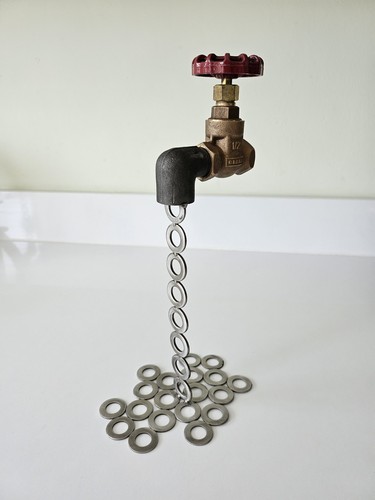 Metal art sculpture industrial - art,