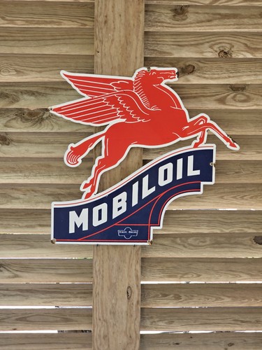 Large vintage mobiloil pegasus - large,