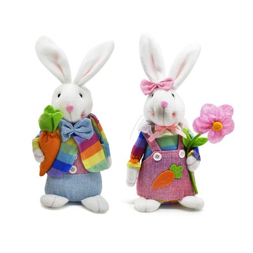 Cute rabbits holding carrot - cute,