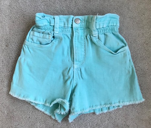 Girls zara blue summer shorts - blue,