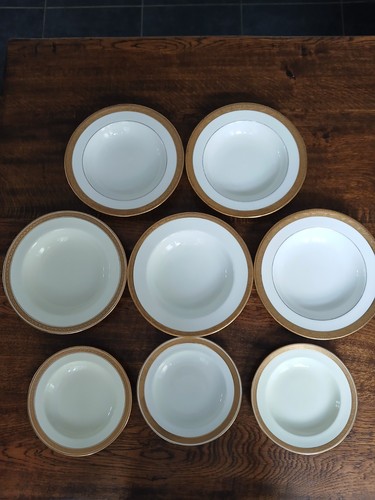 Cauldon china plates - and, bowls