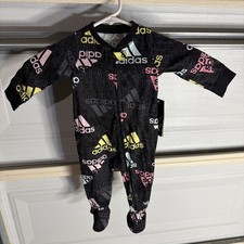 Adidas Baby Girls Black Single
