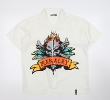 Maracay Men White Graphic