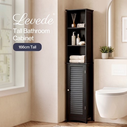 Levede tall bathroom cabinet - bathroom,