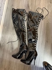 UK Size 10 Over The Knee Lace