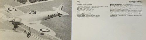 Isaacs spitfire plane picture - isaacs,