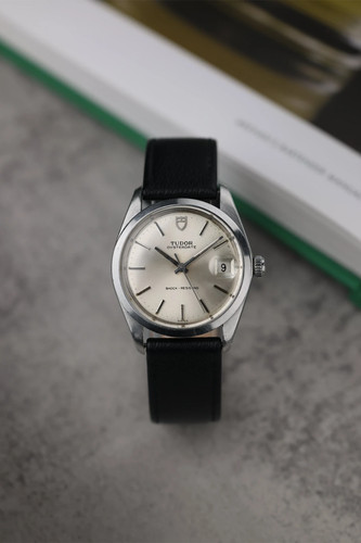 Tudor oysterdate silver shield - oysterdate,