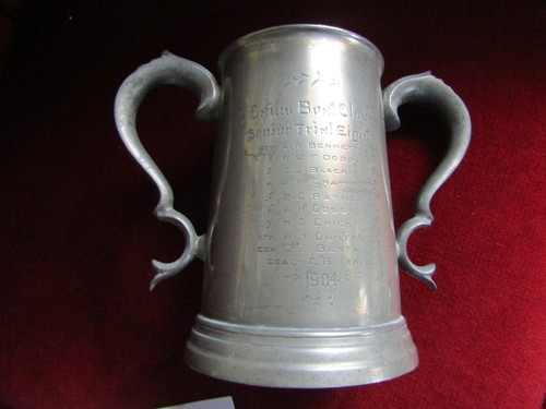 1904 pewter tankard cambridge - 1904,