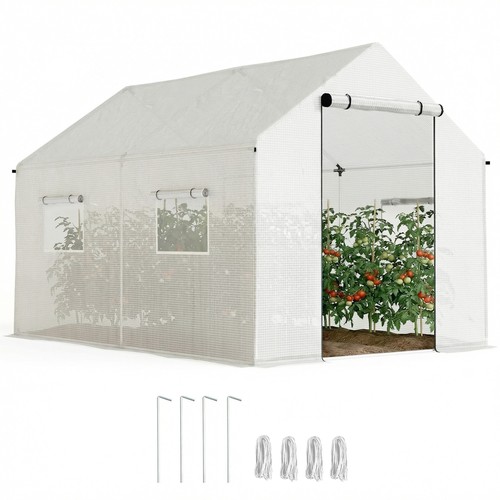 Outsunny tunnel greenhouse - outsunny,
