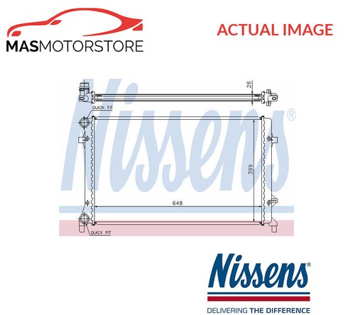 Engine cooling radiator - engine,