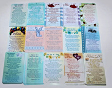 Plastic Keepsake Sentimental Wallet Cards 15 Designs to choose from (A13/A14) *