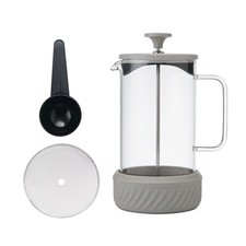 La Cafetiere 'Zero' 8 Cup 'Latte' Cafetiere, Removable Base for Grounds, 1L