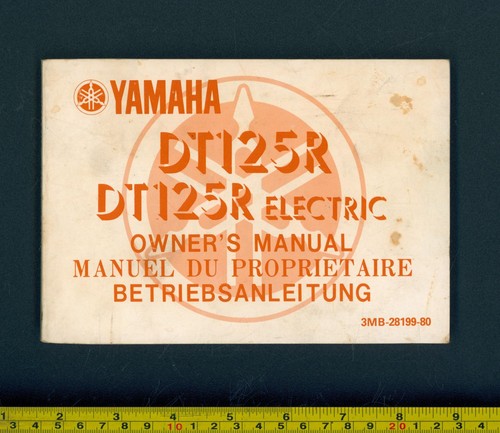 Yamaha dt125r owners manual - yamaha,