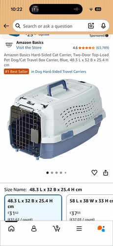 Amazon basics cat carrier - amazon,